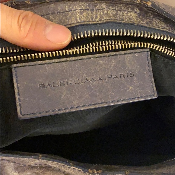 Balenciaga motorcycle bag with rosegold hardware - Picture 10 of 12